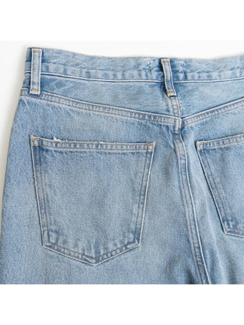 AGOLDE 90s Pinch Waist High Rise Straight Jeans Light Wash Size 26 - Picture 12 of 14